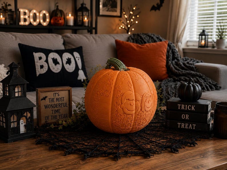 Custom lithophane pumpkin
